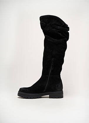 Cuissardes nubuck talon de 4 à 6cm noir MJUS femme