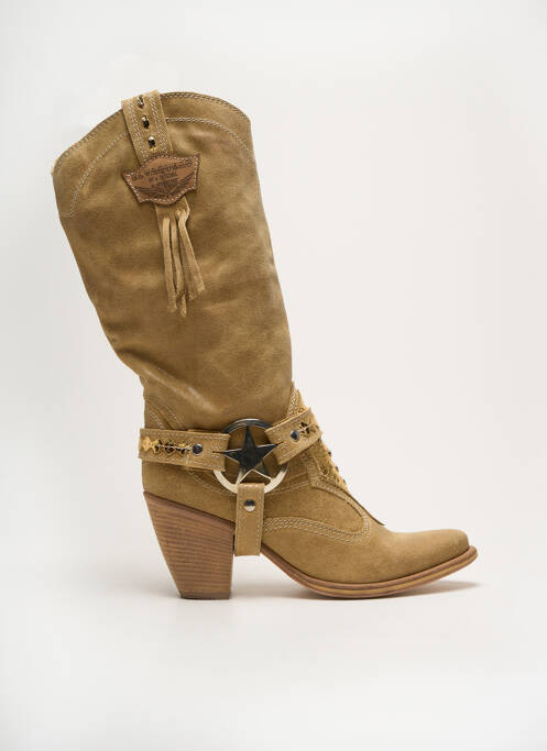 Bottes beige EL VAQUERO pour femme