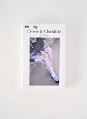 Collants bleu CLOVIS & CLOTHILDE pour femme seconde vue