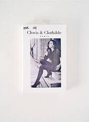 Collants noir CLOVIS & CLOTHILDE pour femme seconde vue