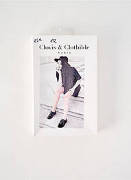 Collants imprimé fantaisie chair CLOVIS & CLOTHILDE femme