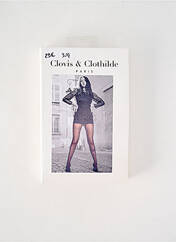 Collants noir CLOVIS & CLOTHILDE pour femme seconde vue