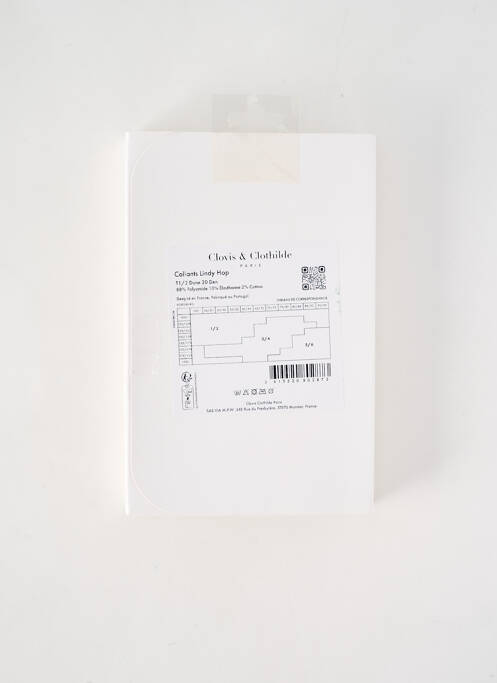 Collants chair CLOVIS & CLOTHILDE pour femme