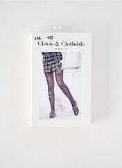 Collants noir CLOVIS & CLOTHILDE pour femme seconde vue