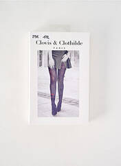 Collants noir CLOVIS & CLOTHILDE pour femme seconde vue