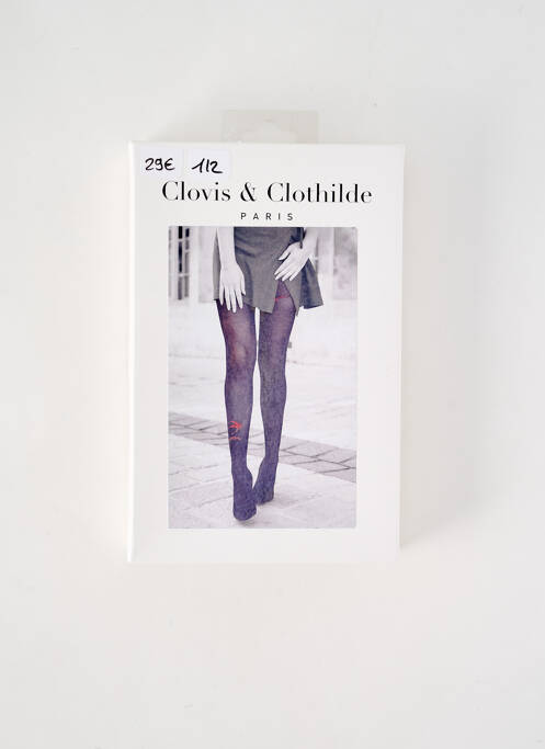 Collants noir CLOVIS & CLOTHILDE pour femme