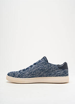 Baskets semelle amovible bout rond bleu CLAE unisexe