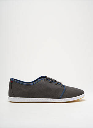Baskets bout rond bout rond gris LAFEYT homme