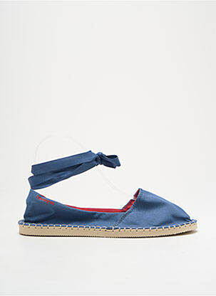 Espadrilles fermeture lacets talon plat jusqu'à 3cm bleu HAVAIANAS femme