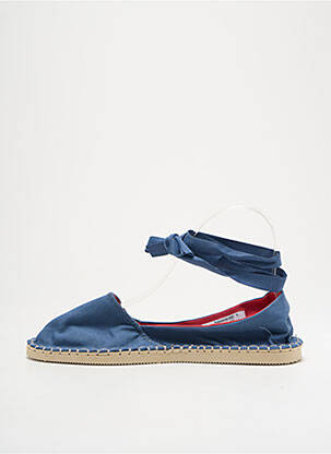 Espadrilles fermeture lacets talon plat jusqu'à 3cm bleu HAVAIANAS femme