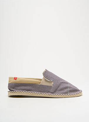 Espadrilles bout rond bout rond gris HAVAIANAS homme