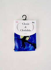 Collants bleu CLOVIS & CLOTHILDE pour femme seconde vue