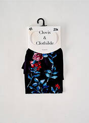 Collants noir CLOVIS & CLOTHILDE pour femme seconde vue