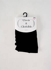 Collants noir CLOVIS & CLOTHILDE pour femme seconde vue