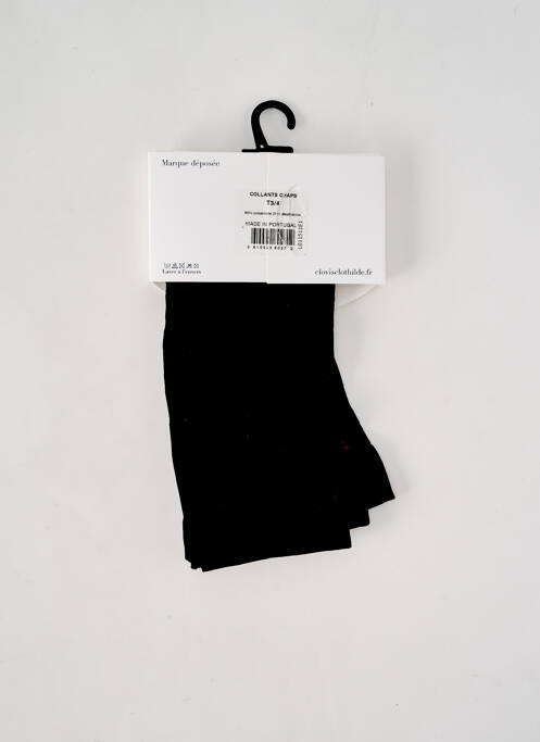 Collants noir CLOVIS & CLOTHILDE pour femme