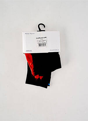 Collants imprimé fantaisie noir CLOVIS & CLOTHILDE femme