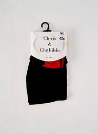 Collants imprimé pois noir CLOVIS & CLOTHILDE femme