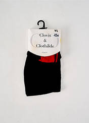Collants noir CLOVIS & CLOTHILDE pour femme seconde vue