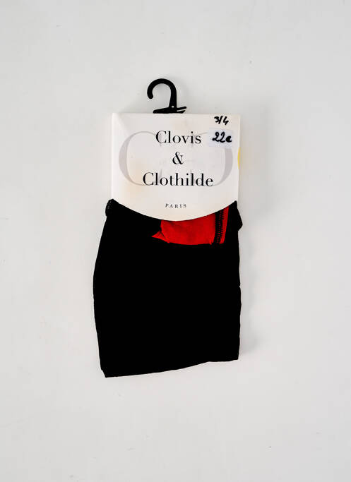 Collants imprimé pois noir CLOVIS & CLOTHILDE femme