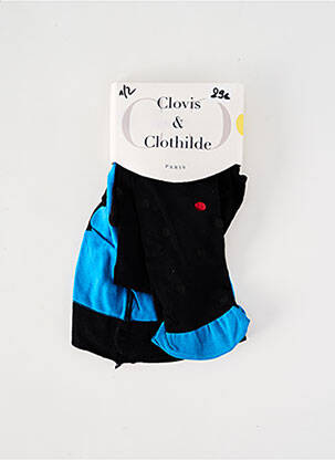 Collants imprimé pois noir CLOVIS & CLOTHILDE femme
