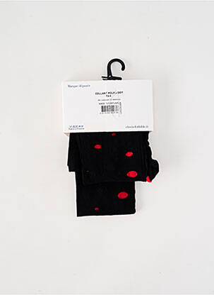 Collants imprimé pois rouge CLOVIS & CLOTHILDE femme