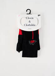 Collants rouge CLOVIS & CLOTHILDE pour femme seconde vue