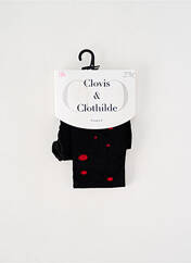 Collants rouge CLOVIS & CLOTHILDE pour femme seconde vue
