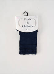 Collants bleu CLOVIS & CLOTHILDE pour femme seconde vue
