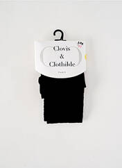 Collants noir CLOVIS & CLOTHILDE pour femme seconde vue