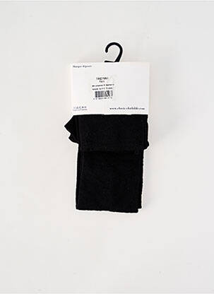 Collants imprimé fantaisie noir CLOVIS & CLOTHILDE femme