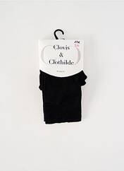 Collants noir CLOVIS & CLOTHILDE pour femme seconde vue