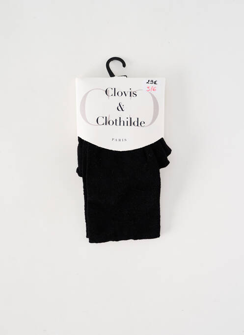 Collants noir CLOVIS & CLOTHILDE pour femme