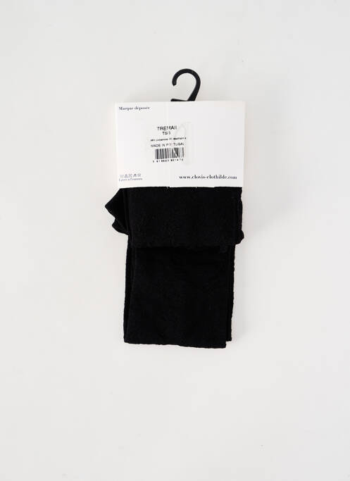 Collants noir CLOVIS & CLOTHILDE pour femme