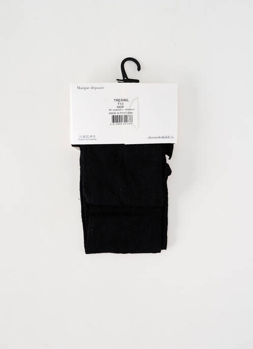 Collants noir CLOVIS & CLOTHILDE femme