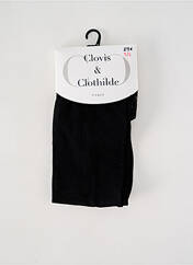 Bas noir CLOVIS & CLOTHILDE pour femme seconde vue