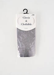 Collants gris CLOVIS & CLOTHILDE pour femme seconde vue