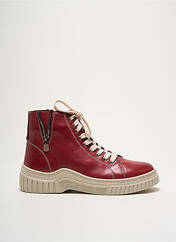 Baskets rouge COCO ET ABRICOT pour femme seconde vue
