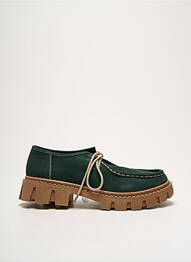 Derbies nubuck talon de 4 à 6cm vert COCO ET ABRICOT femme