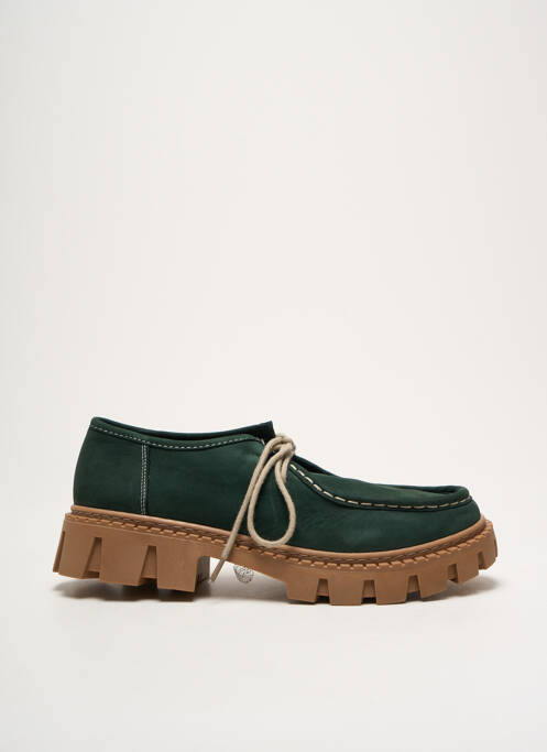 Derbies vert COCO ET ABRICOT pour femme