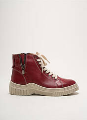 Baskets rouge COCO ET ABRICOT pour femme seconde vue
