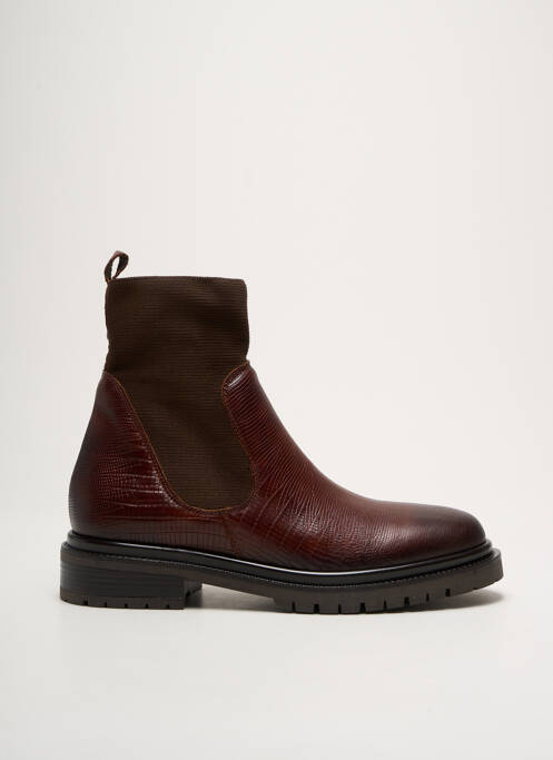 Bottines/Boots marron REQINS pour femme