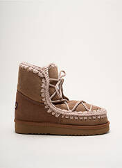 Bottines/Boots marron MOU pour femme seconde vue