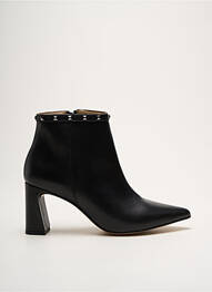 Bottines/boots matière lisse talon de 4 à 6cm noir QOO TUM femme
