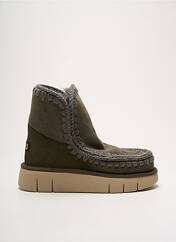 Bottines/Boots vert MOU pour femme seconde vue