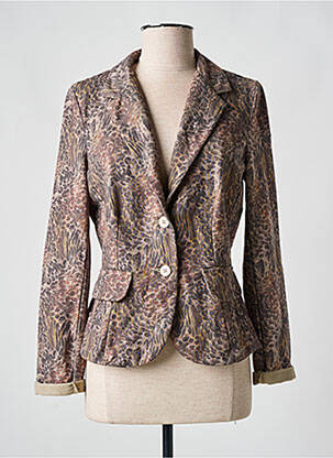 Blazer fausses poches marron PAKO LITTO femme