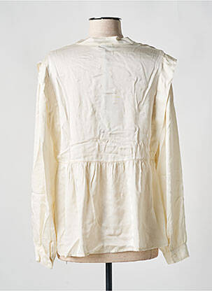 Chemisier coupe cintrée manches longues beige PAKO LITTO femme