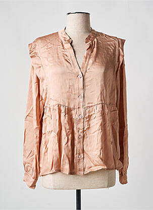 Chemisier coupe cintrée manches longues rose PAKO LITTO femme