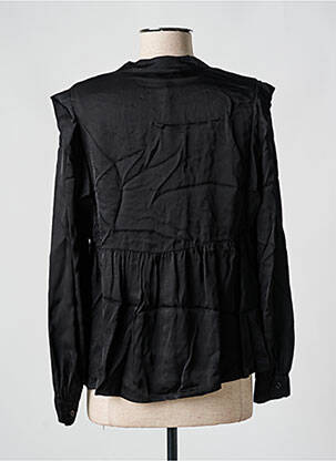 Chemisier coupe cintrée manches longues noir PAKO LITTO femme