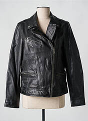 Veste en cuir noir OAKWOOD pour femme seconde vue
