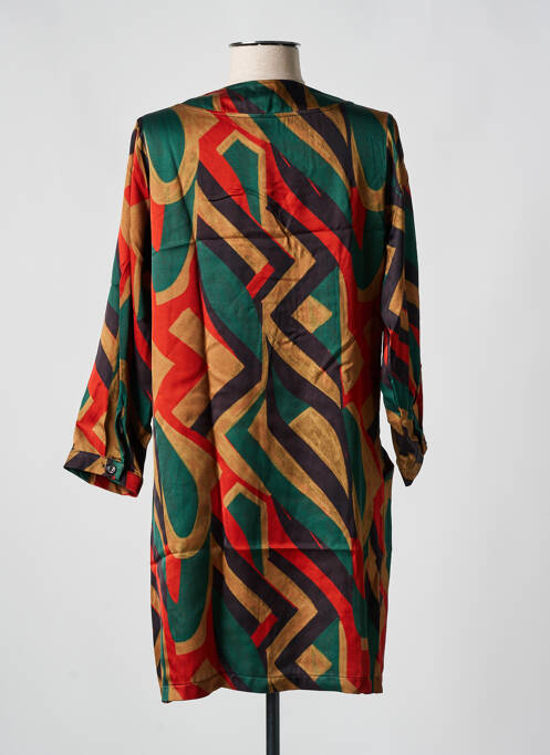 Robe courte manches longues manches longues rouge PAKO LITTO femme